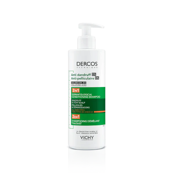 Vichy Laboratoires DERCOS CHAMPÔ ANTICASPA 2-EM-1 390ML