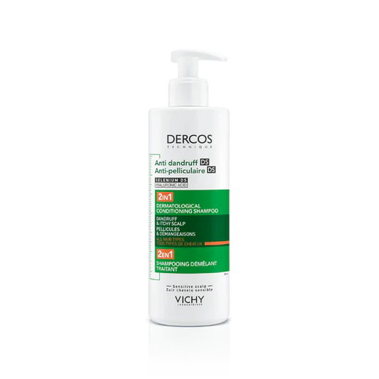 Vichy Laboratoires DERCOS CHAMPÔ ANTICASPA 2-EM-1 390ML